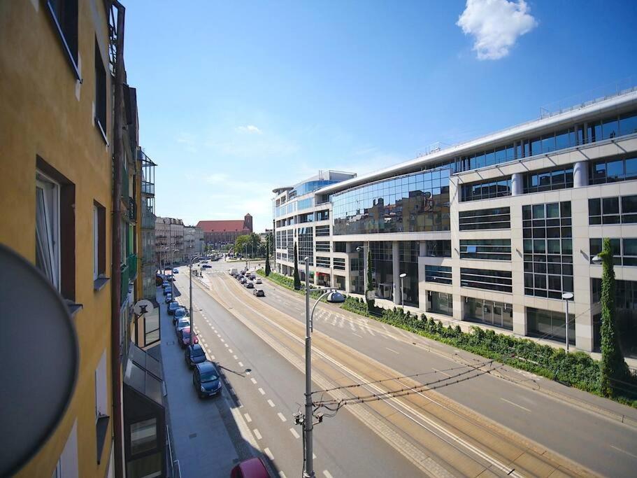 Stylowy Apartament Blue Self Check In 24H Вроцлав Екстериор снимка