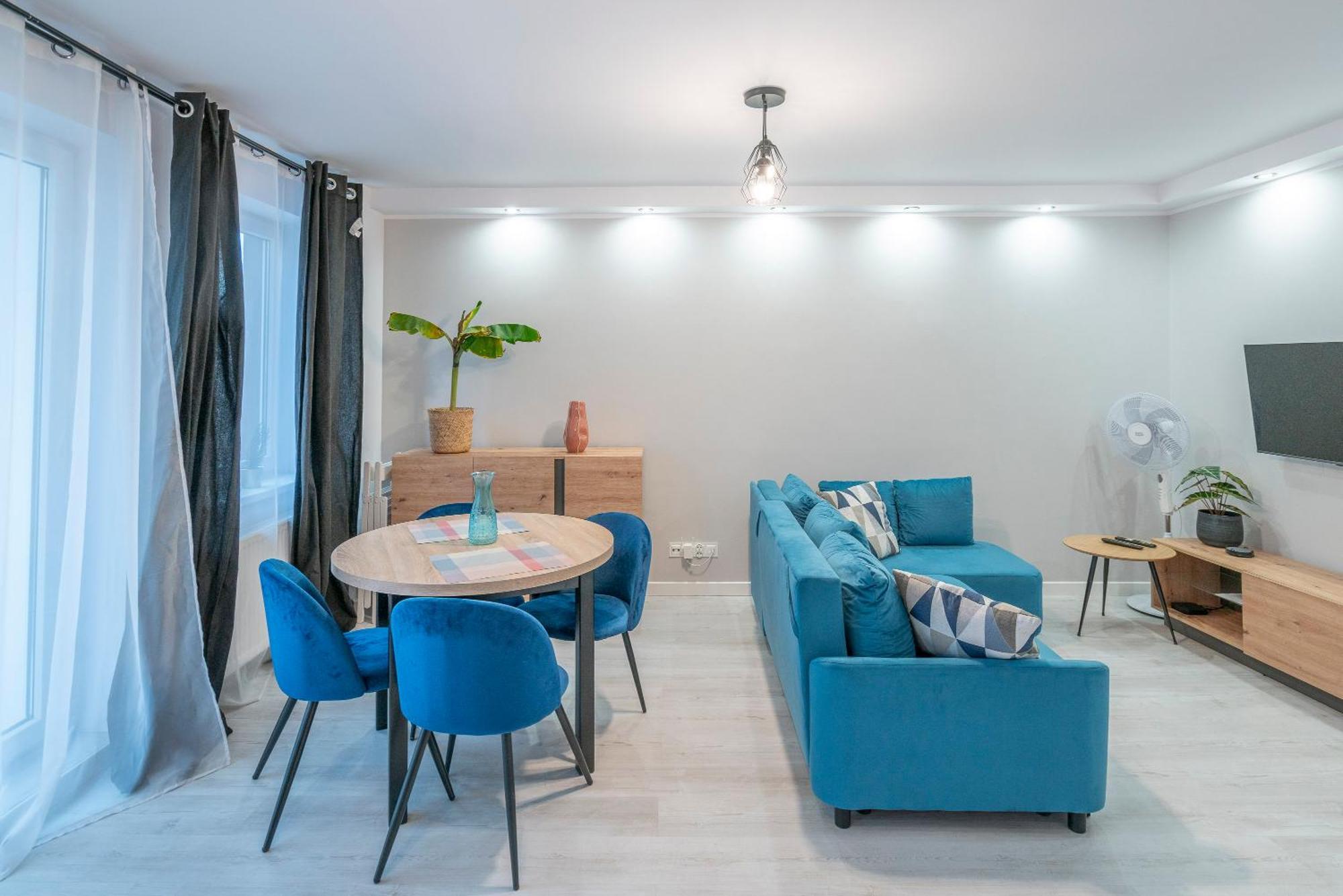 Stylowy Apartament Blue Self Check In 24H Вроцлав Екстериор снимка